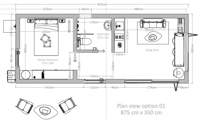 Мини-дом площадью 30 м2 от голландской компании Compact Housing