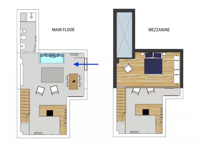 Дуплекс площадью 74 м2 в Болонье, Италия