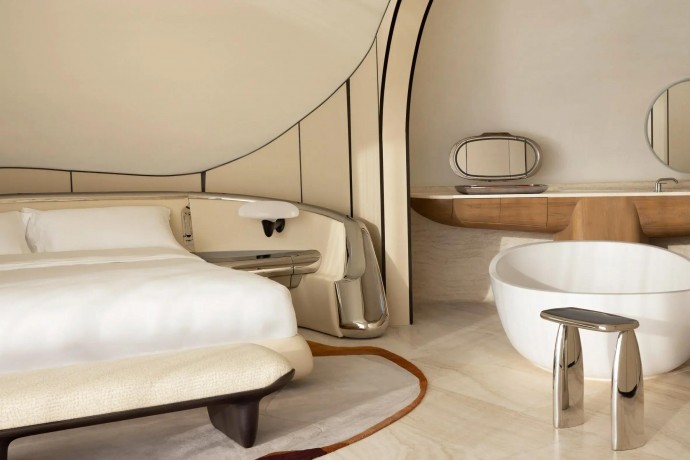 Футуристичный отель Shebara Resort в Саудовской Аравии
