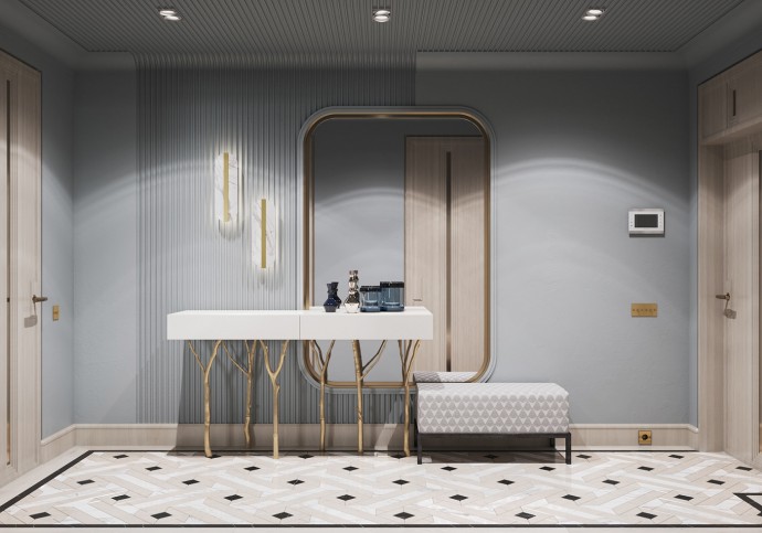 Квартира, оформленная в приглушенных тонах Квартира, оформленная в приглушенных тонах