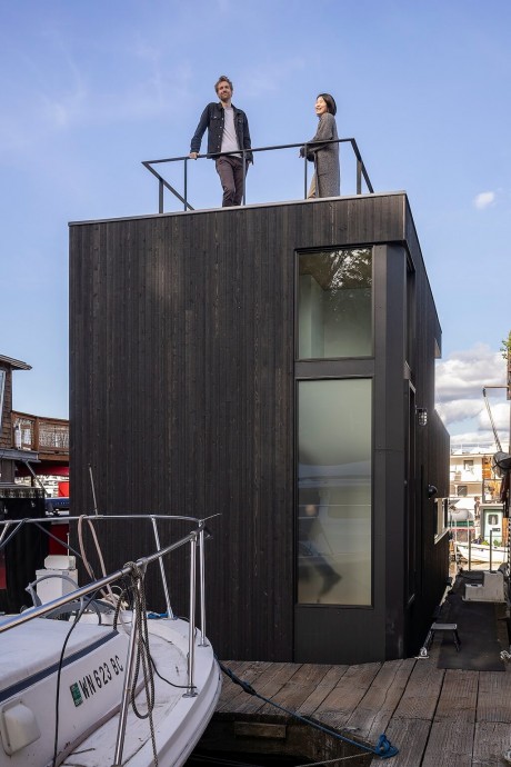 Плавучий дом на озере Юнион в Сиэтле, Вашингтон