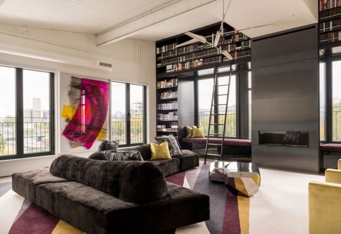 Лофт на территории бывшего завода в Монреале, Канада Лофт на территории бывшего завода в Монреале, Канада