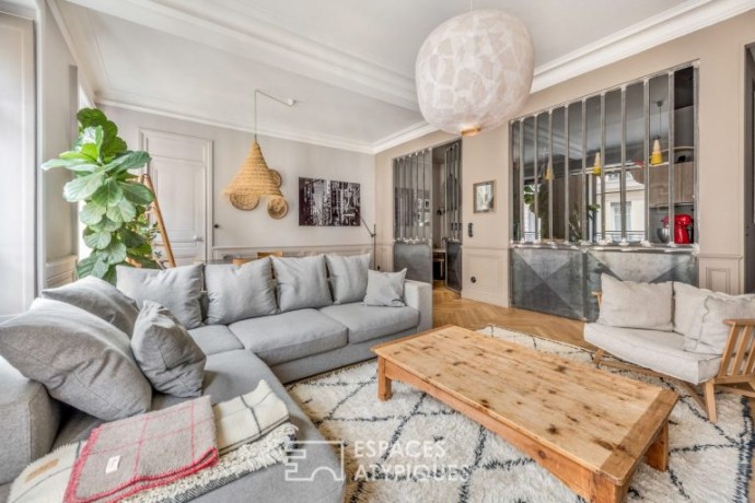 Квартира-лофт площадью 119 м2 в Париже