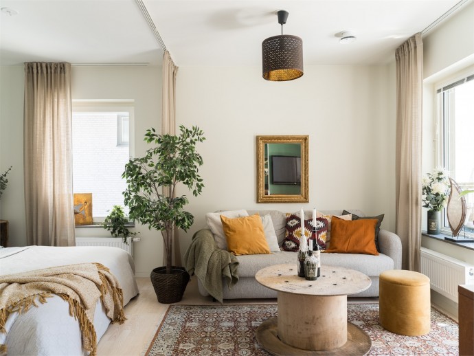 Квартира-студия площадью 47 м2 в Мальмё, Швеция Квартира-студия площадью 47 м2 в Мальмё, Швеция