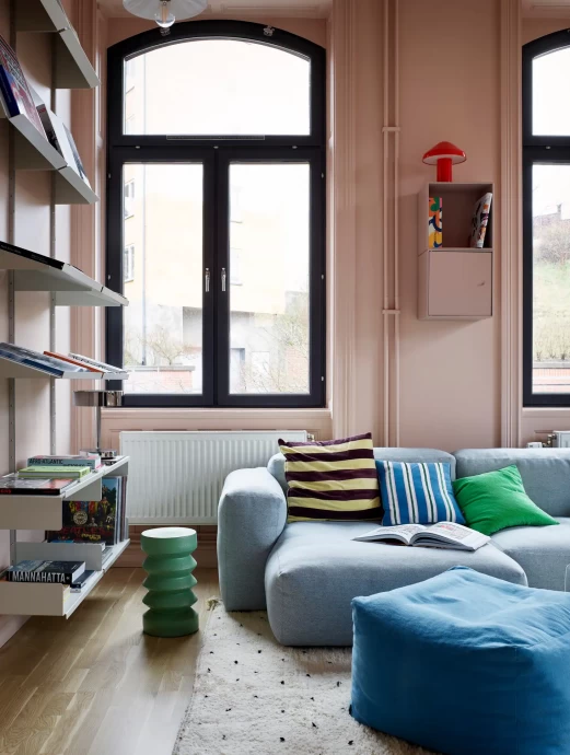 Квартира в здании бывшего завода 1896 года в Копенгагене Квартира в здании бывшего завода 1896 года в Копенгагене