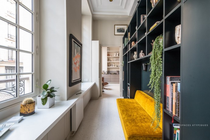 Квартира в здании XVIII века в Париже (142 м2) Квартира в здании XVIII века в Париже (142 м2)