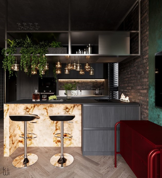 Лофт площадью 43 м2 в Минске