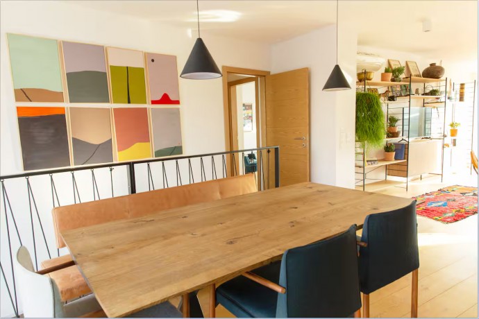 Мансардная квартира с террасой в Вене