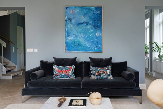 Просторная квартира на Стокгольмском архипелаге с видом на озеро