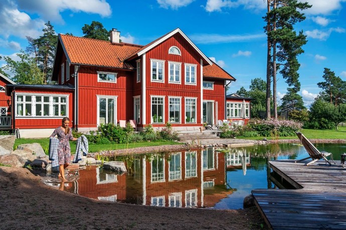 Семейный дом в сельской местности недалеко от Уппсалы, Швеция