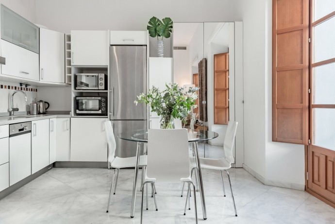 Светлые апартаменты с террасой на крыше