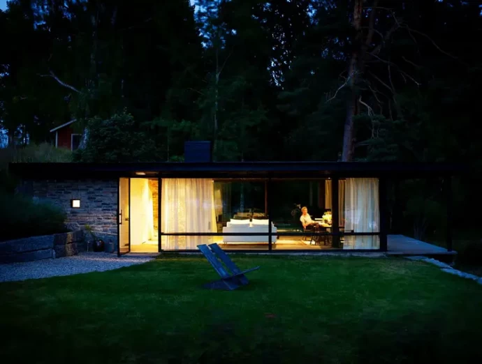 Дом архитектора Бастера Делина в провинции Хельсингланд, Швеция