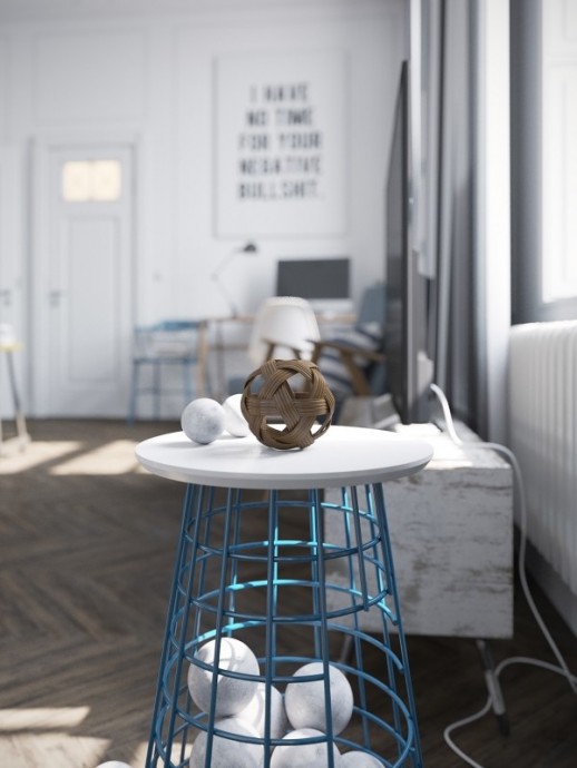 Квартира-лофт в Стокгольме