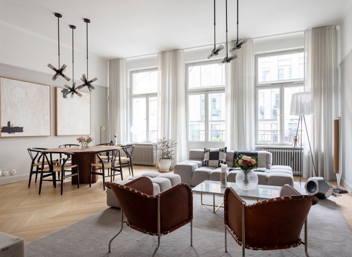 Квартира площадью 113 м2 в Стокгольме