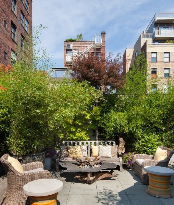 Апартаменты с террасой в Нью-Йорке