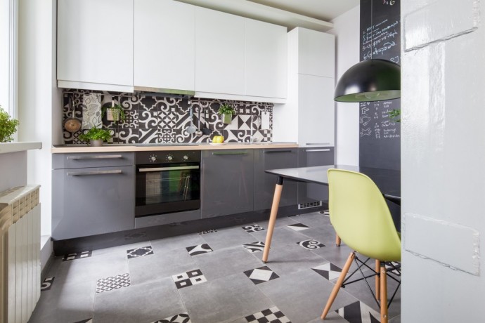 Интерьер светлой квартиры-студии Интерьер светлой квартиры-студии