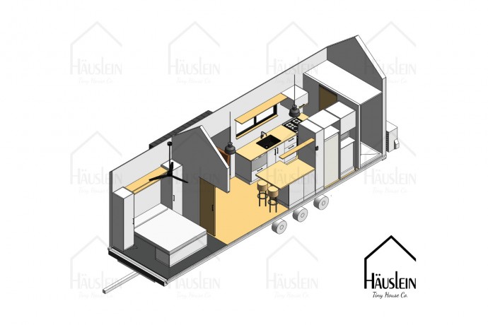 Мини-дом площадью 24 м2 от австралийской компании Häuslein Tiny House