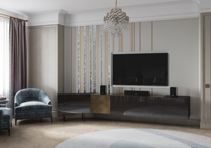 Квартира, оформленная в приглушенных тонах Квартира, оформленная в приглушенных тонах