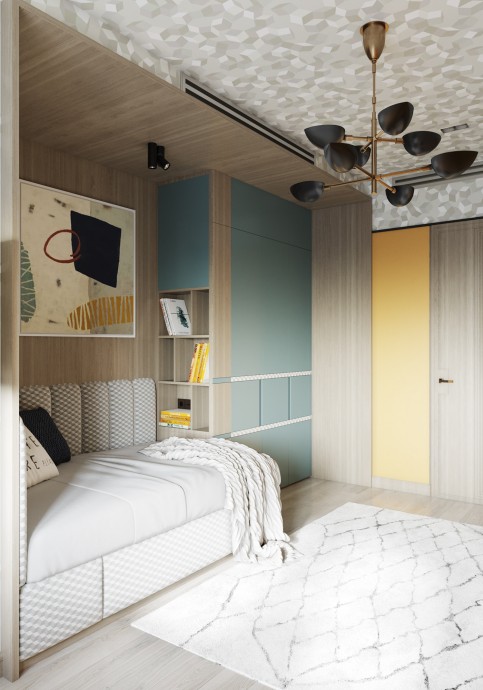 Квартира, оформленная в приглушенных тонах Квартира, оформленная в приглушенных тонах