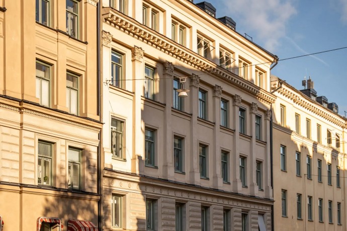 Квартира площадью 59 м2 в здании конца XIX века в Стокгольме