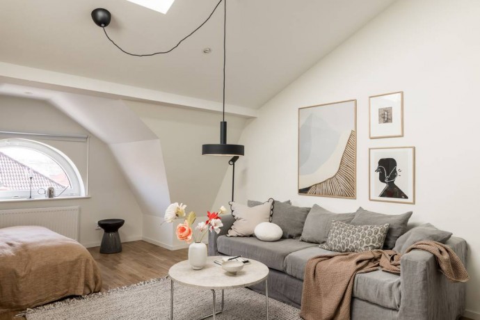Мансарда площадью 29 м2 в Гётеборге