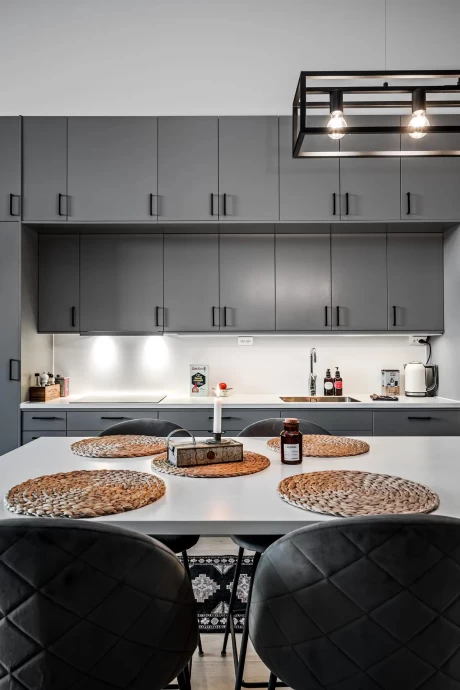 Квартира площадью 96 м2 в старом промышленном здании в Швеции