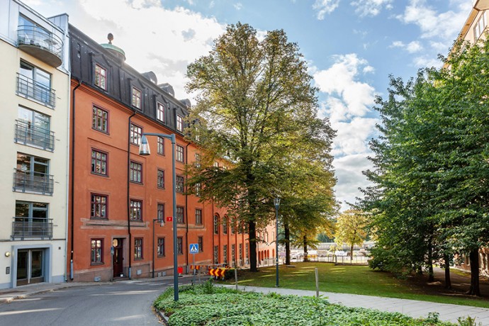 Двухуровневая квартира площадью в 46 м2 в Стокгольме Двухуровневая квартира площадью в 46 м2 в Стокгольме