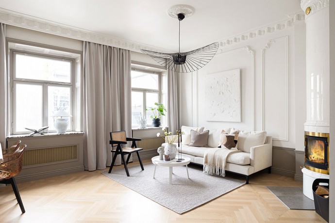 Двухуровневая квартира в Стокгольме Двухуровневая квартира в Стокгольме