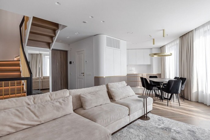 Двухуровневая квартира в Вильнюсе, Литва Двухуровневая квартира в Вильнюсе, Литва