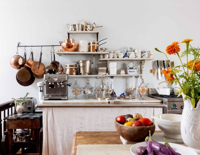 Квартира антиквара Джози Синауэр в Хадсоне, штат Нью-Йорк