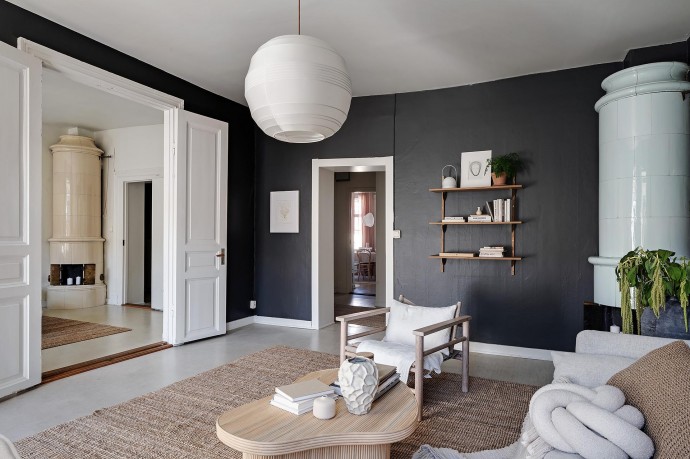 Квартира площадью 94 м2 в доме 1919 года в Гётеборге