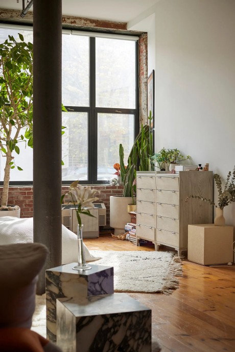 Лофт площадью 83 м2 в Бруклине