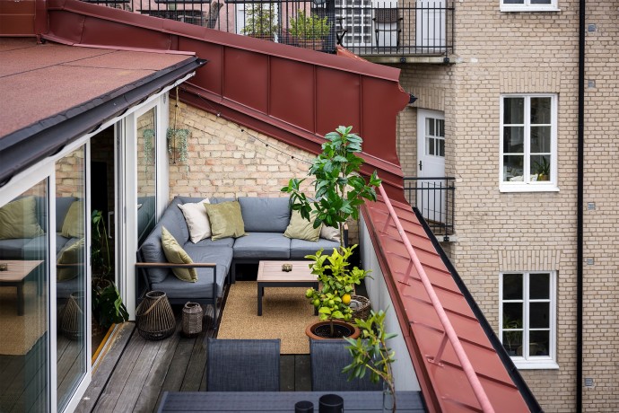 Мансарда в доме 1930-х годов в Мальмё, Швеция (82 м2) Мансарда в доме 1930-х годов в Мальмё, Швеция (82 м2)