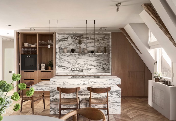 Мансардная квартира в Стокгольме Мансардная квартира в Стокгольме