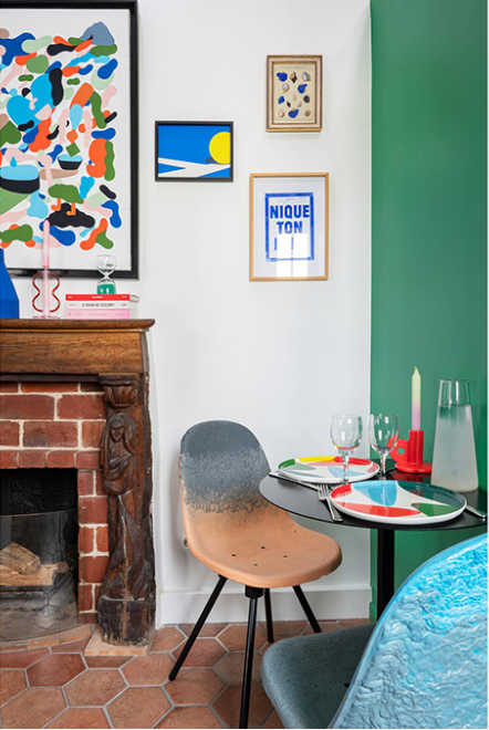 Студия дизайнера Эхи Бускет в Париже (22 м2) Студия дизайнера Эхи Бускет в Париже (22 м2)