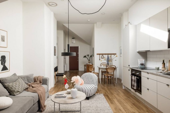 Мансарда площадью 29 м2 в Гётеборге