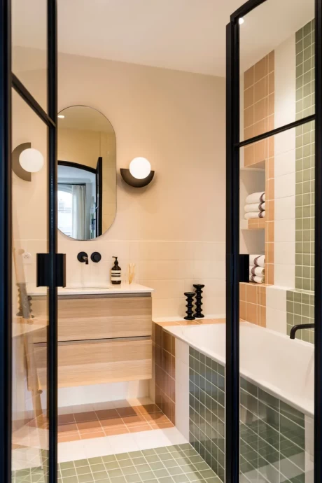 Двухуровневая квартира в Париже Двухуровневая квартира в Париже