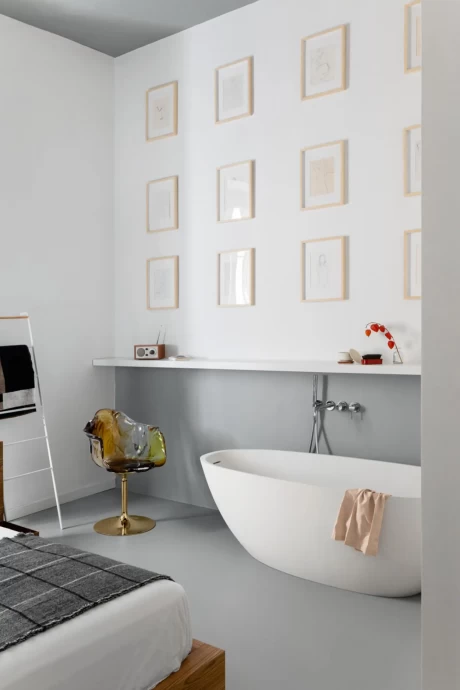 Квартира для молодой пары в доме 1936 года постройки в итальянском городке Салерно (75 м2)