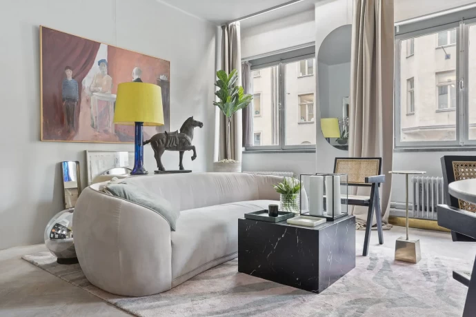 Шведская студия площадью 33 м2