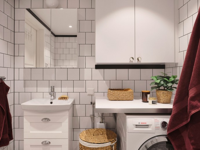 Двухуровневая квартира площадью 88 м2 в Стокгольме