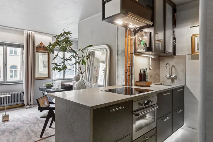 Шведская студия площадью 33 м2