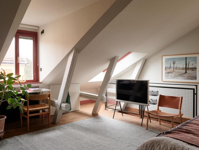 Двухуровневая квартира в Стокгольме Двухуровневая квартира в Стокгольме