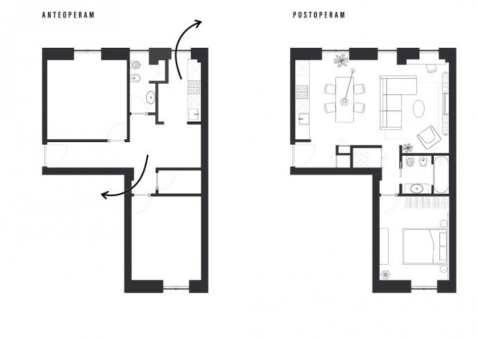 Квартира дизайнера Линды Ардуини в Риме (65 м2)