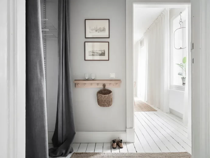 Квартира в доме начала XX века в Гётеборге, Швеция (81 м2)