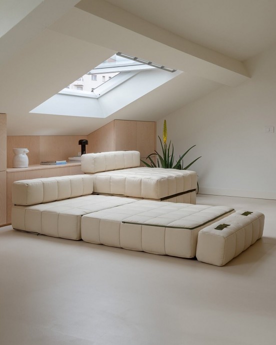 Мансардная квартира в Милане