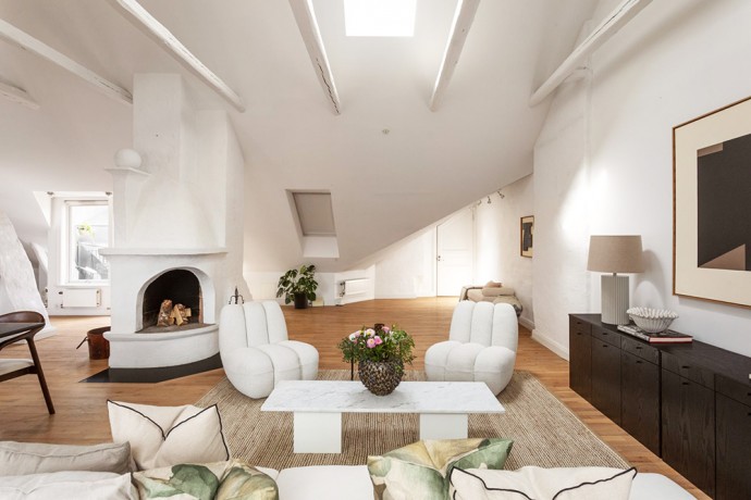 Мансардная квартира в Стокгольме