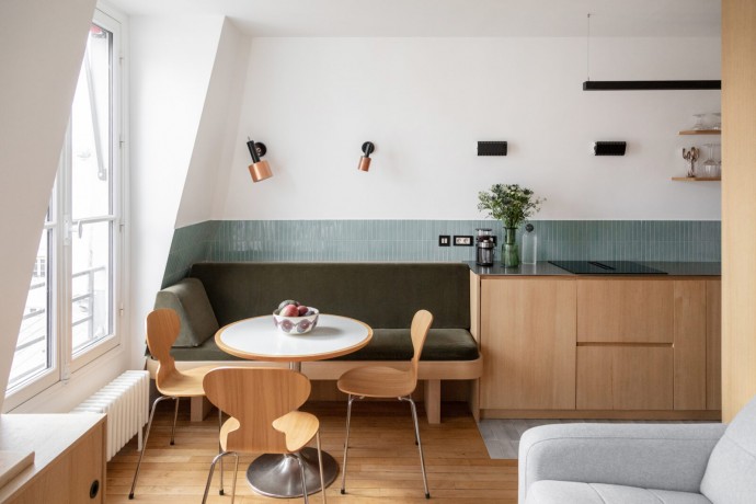 Студия площадью 28 м2 в центре Парижа