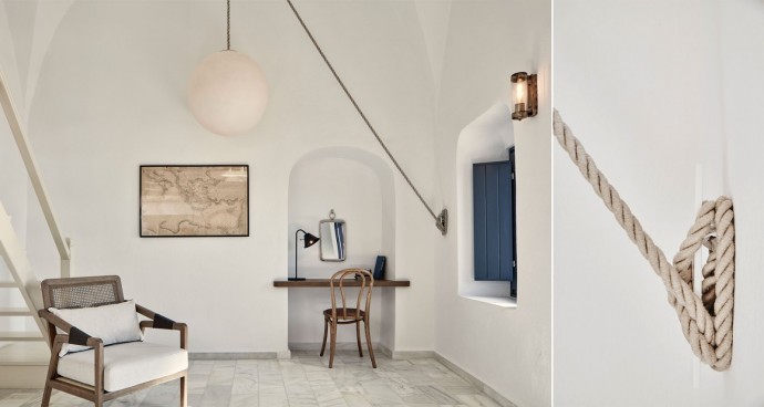 Вилла на греческом острове Санторини