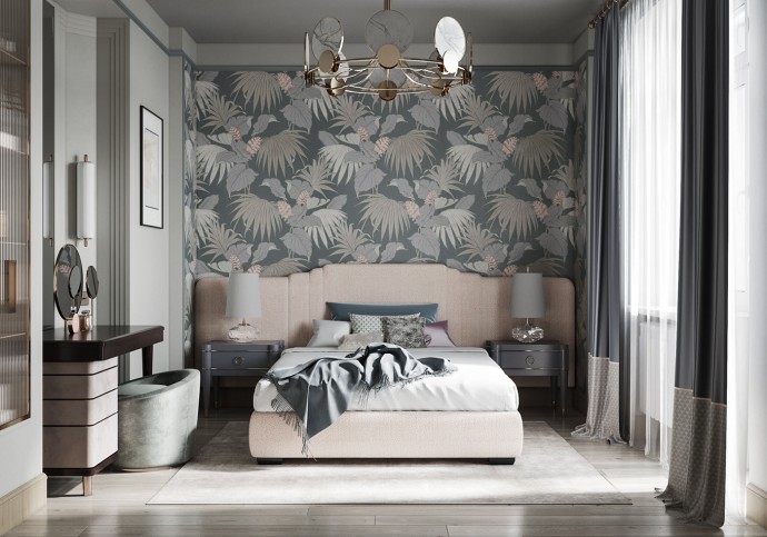 Квартира, оформленная в приглушенных тонах Квартира, оформленная в приглушенных тонах