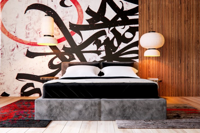 Азиатские мотивы в интерьере просторной квартиры